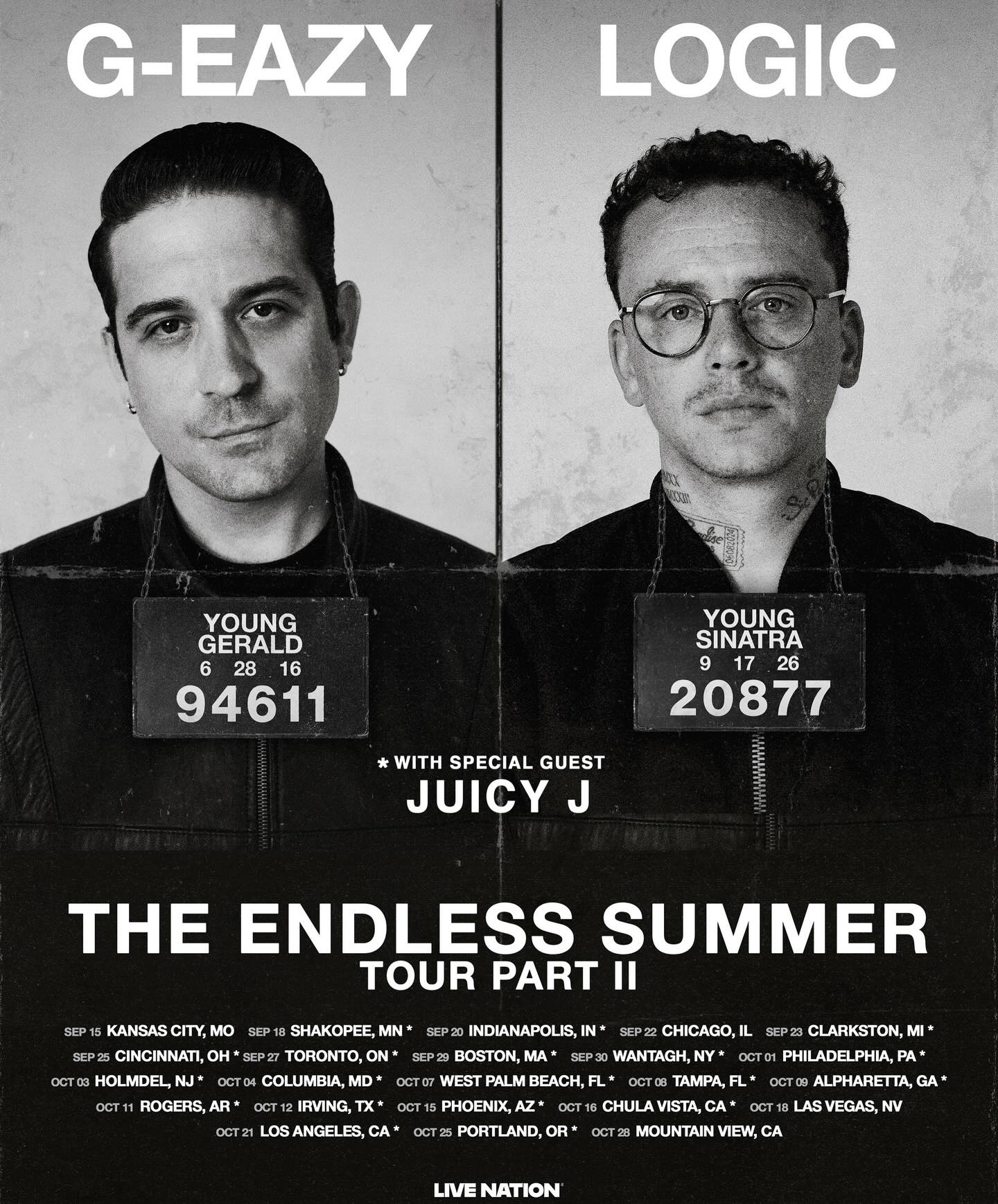Logic The Endless Summer Tour Part II Poster 2026